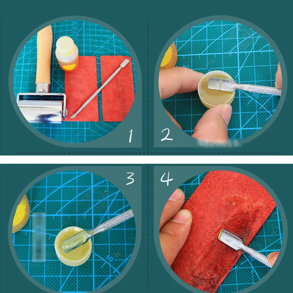 1 шт. кожа клеевые края ламинирования ролик ремесло DIY ручной работы складной инструмент для кожевенных ремесел ролик 3 размера