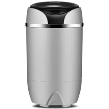 Портативная стиральная машина одноствольная детская полностью автоматическая колесная домашняя маленькая мини-стиральная машина черная мини-баррил