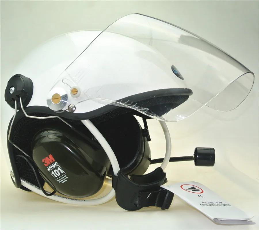 Шумоподавление парамоторный шлем 3 м гарнитура парапланерные шлемы PPG шлемы Прямая с фабрики