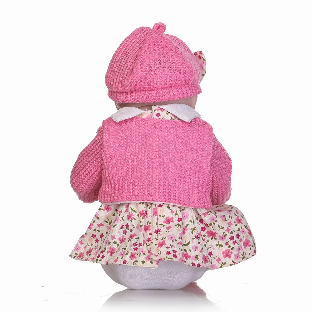 Npkколлекция 12 дюймов boneca reborn миниатюрный preemie новорожденный кукла Мягкий силиконовый винил Настоящее прикосновение горячие игрушки для девочек