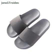 Summer Solid Color Home Men Slippers Open Toe Anti Slip Thicken Flip Flops Casual Beach Sandals Fashion Indoor Outdoor Man Shoes