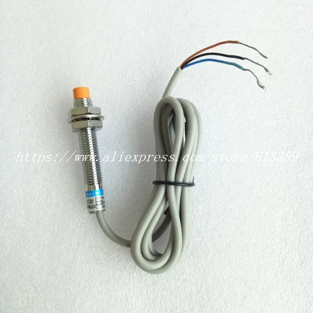 

5PCS M8 Proximity Switch Inductive Sensor 6-36VDC 3Wire NPN PNP Detection Distance 2mm LJ8A3-2-Z/BX AX BY AY