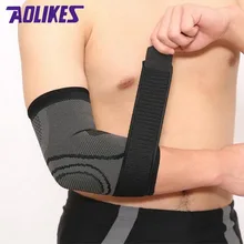 1 шт. спортивный налокотник эластичный бинт компрессионная Поддержка протектор Велоспорт баскетбол рукав для тенниса фитнес coderas