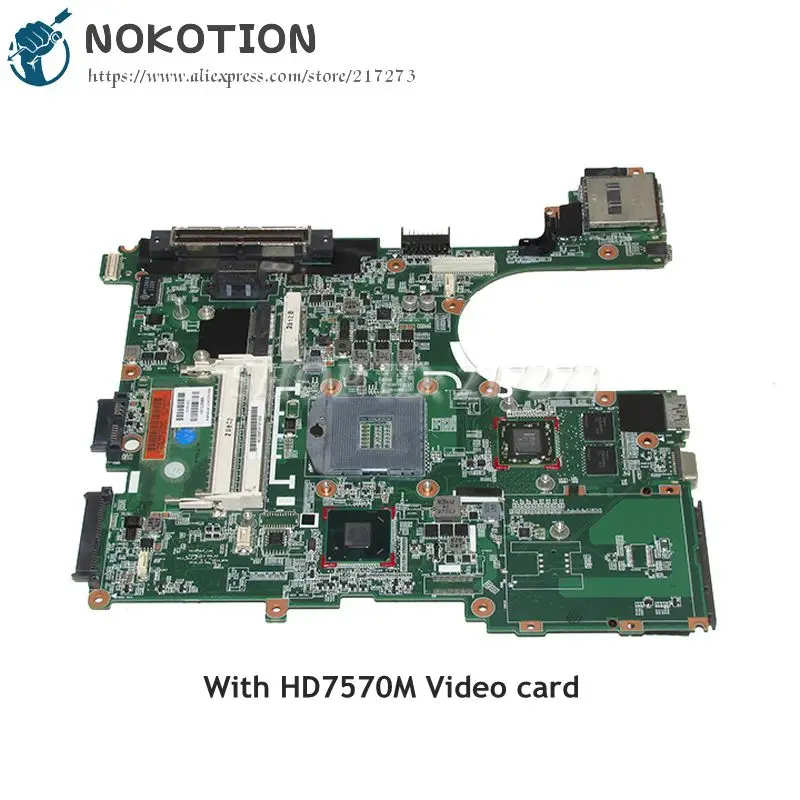 NOKOTION 686975-001 материнская плата для ноутбука hp Elitebook 6570B 8570 P основная плата HM76 DDR3 HD7570M видеокарта