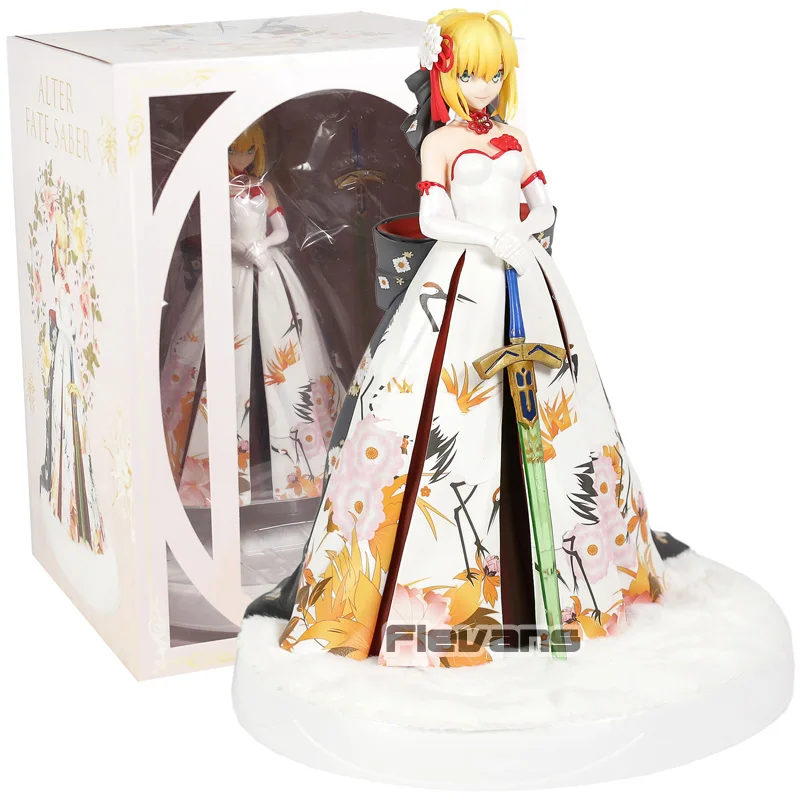 

Fate/Stay Night Saber Altria Pendragon Kimono Dress Ver. PVC Figure Collectible Model Toy with Light