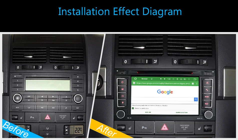 Clearance Eunavi 2 Din Android 9 Car DVD Player GPS Navi For VW/Volkswagen/Touareg/Transporter T5 With Canbus Wifi Stereo Radio FM DSP RDS 29