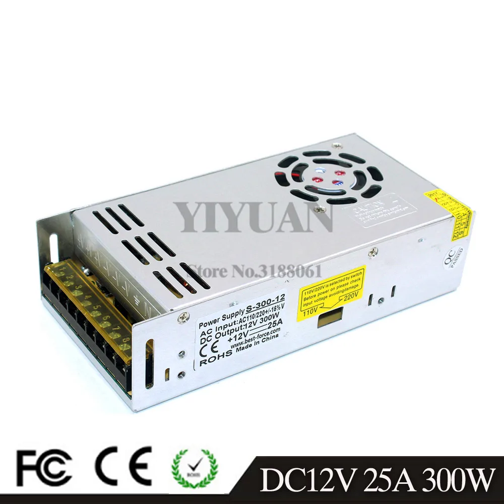12V300W