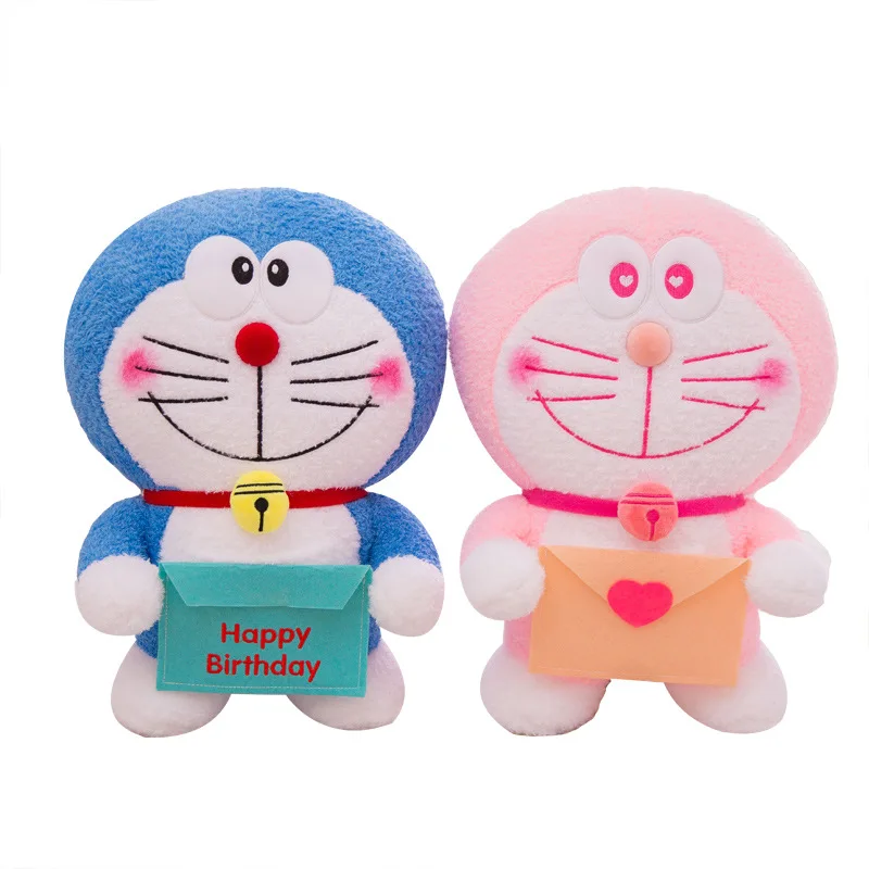 Мультфильм Doraemon Плюшевые игрушки музыкальная кошка мультфильм плюшевые игрушки героев мультфильмов Cfor Детский Рождественский подарок на день рождения игрушки 25 см/40 см