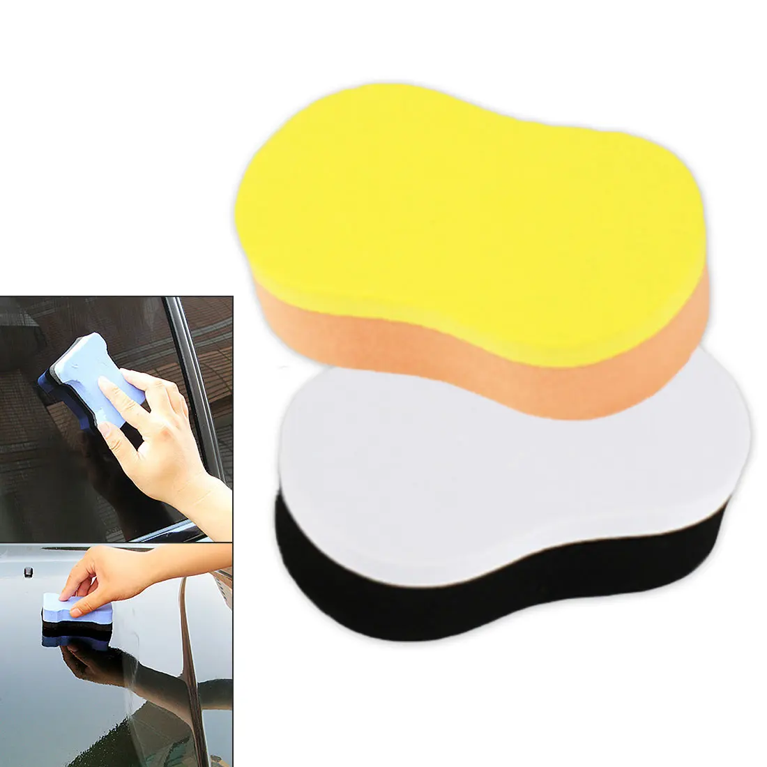 Car Polishing High Density Waxing Sponge 125*73*35mm Waxing Sponge