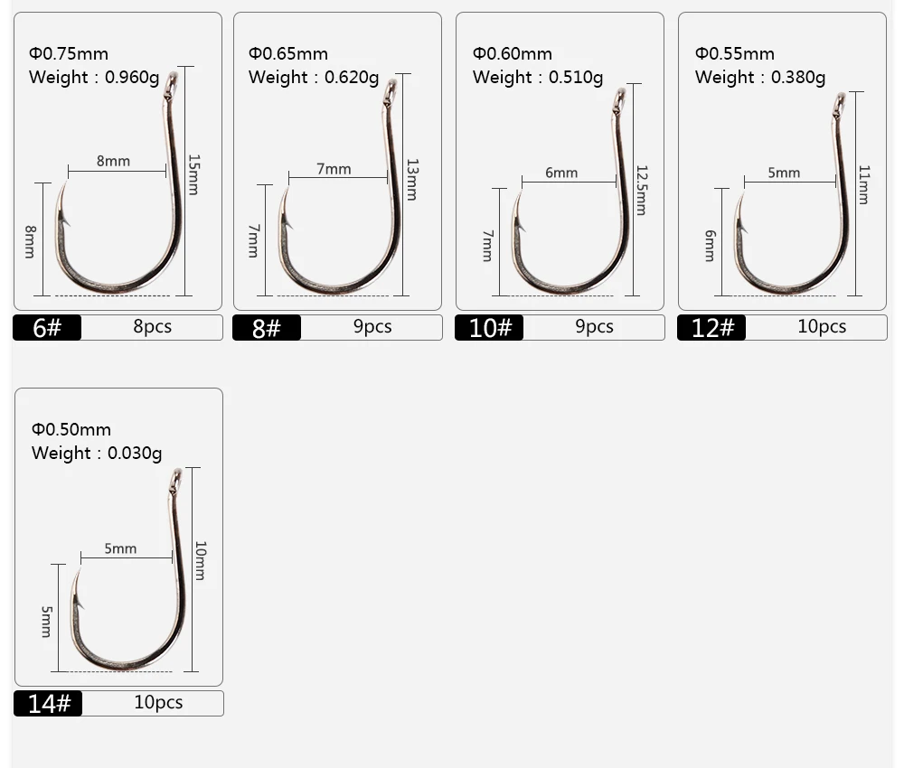 1 упаковка Размер 1#1-0#2#2-0#3#3-0#4#4-0#6#8#10#12#14# рыболовные крючки CHINU пресная вода из высокоуглеродистой стали колючий крючок для ловли карпа