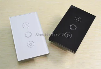 

US / AU Standard one gang Touch Dimmer Switch with blue LED backlight