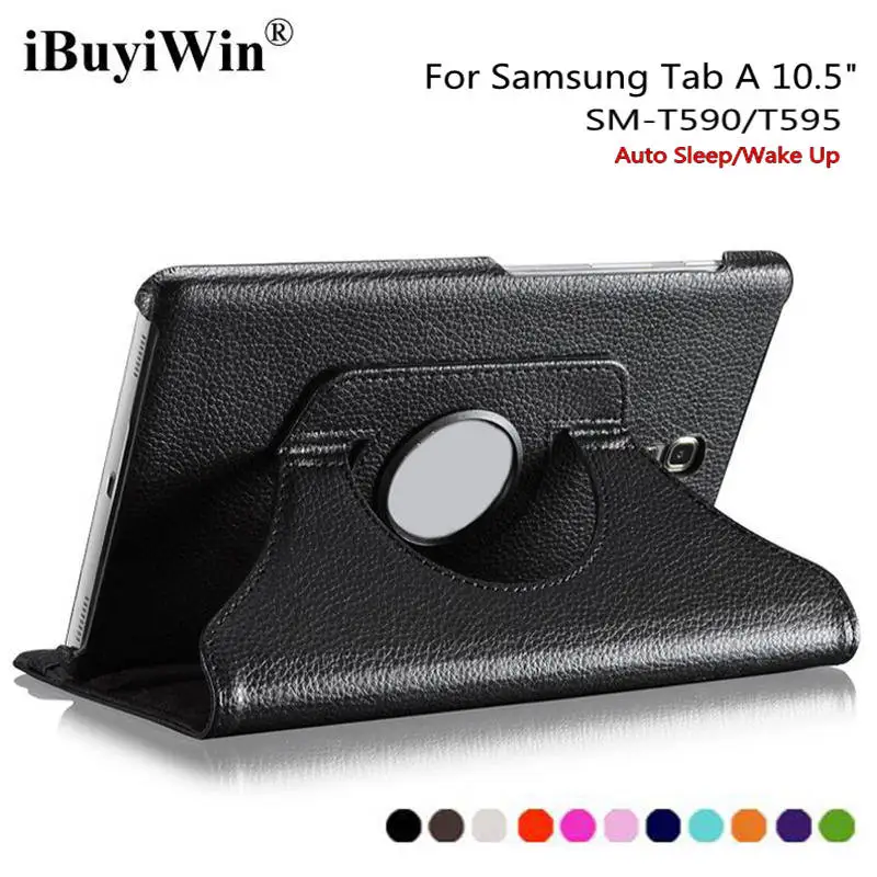 

360 Rotating Case for Samsung Galaxy Tab A A2 10.5 2018 T590 T595 SM-T590 SM-T595 Tablet Cover for Samsung Tab A 10.5 2019 Funda