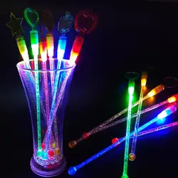 24 см светодио дный светодиодный свет бармен палочки Коктейльные перемешивание палочки сок Milktea перемешивание палочки Хэллоуин светящиеся