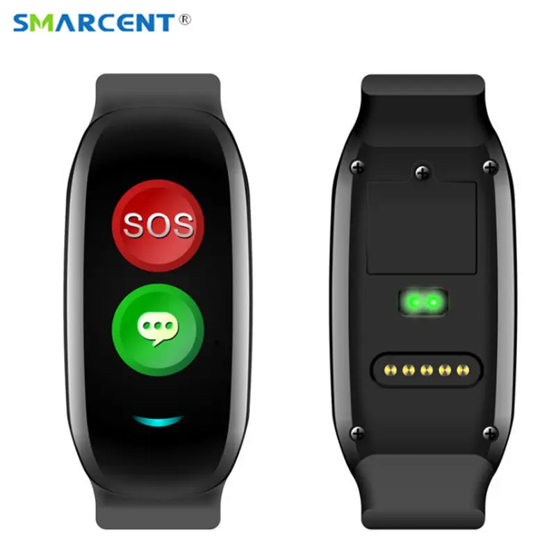 

H02 Old Man Smart band Support GPS WIFI LBS Positioning Smart Bracelet Real Blood Pressure heart rate monitor Tracker Wristband