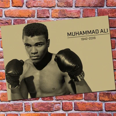 "Muhammad Ali" Винтажный Ретро плакат, крафт-бумага бумажные постеры для бара кафе украшение интерьера картина постер фильма