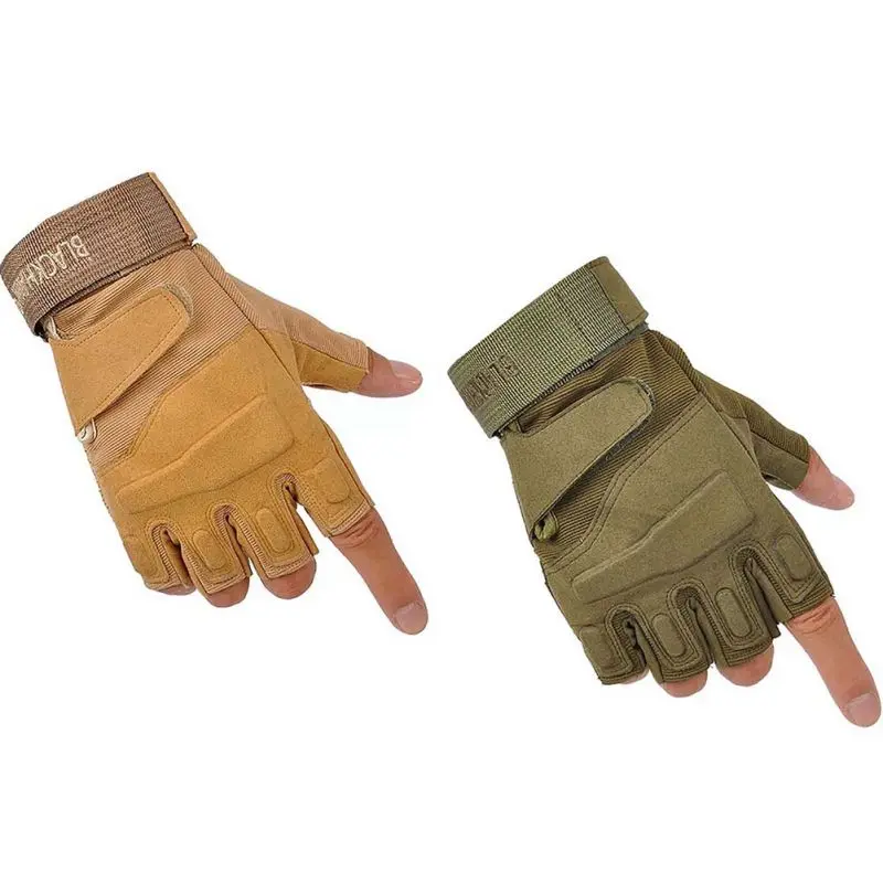 Cycling Winter Windproof Sports Fingerless Hunting Military Tactical Sports Gloves