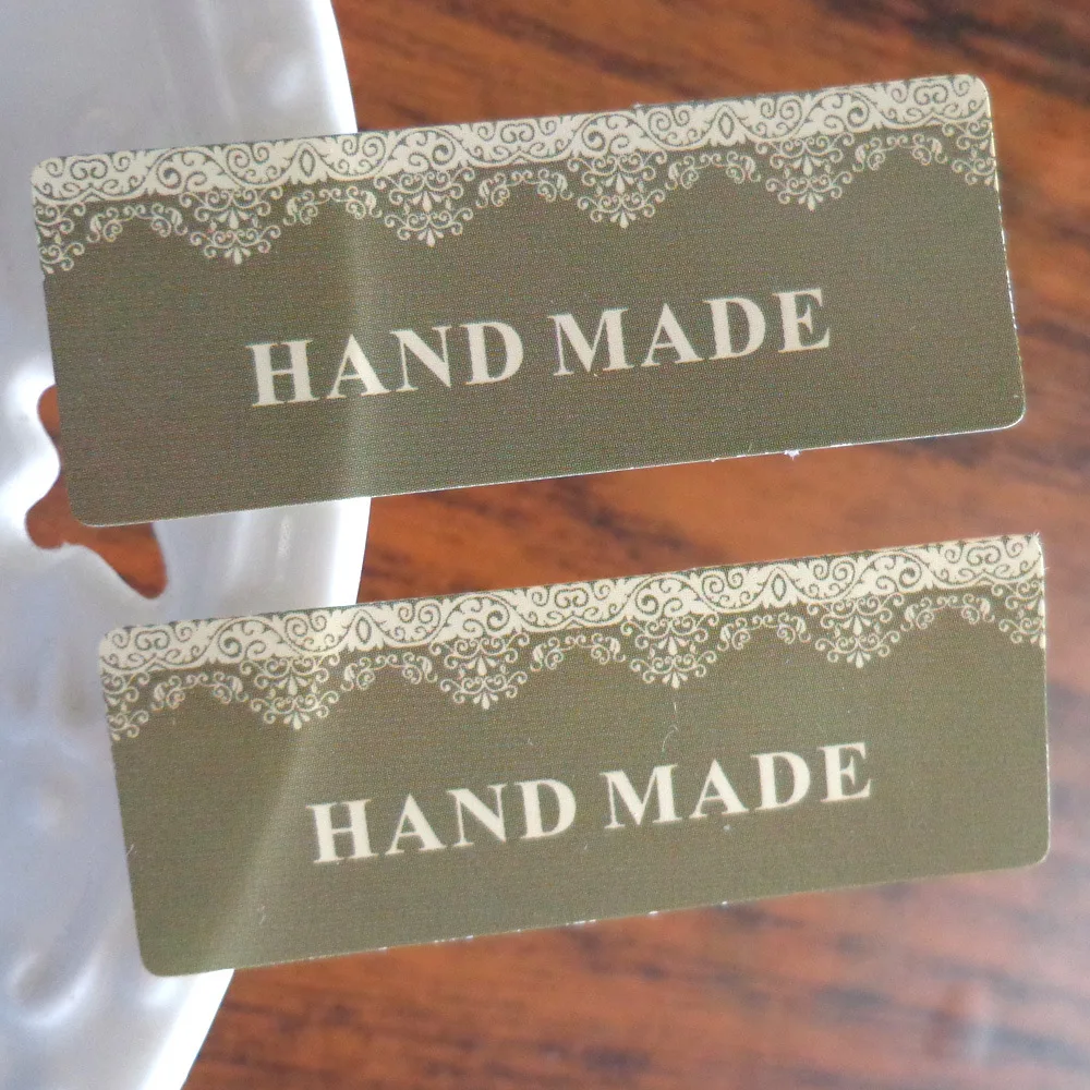 

Wholesale Free Shipping 600pcs HANDMADE Gift Decoration Sealing Sticker Packaging Labels Stickers Packaging Adhesive Sticker