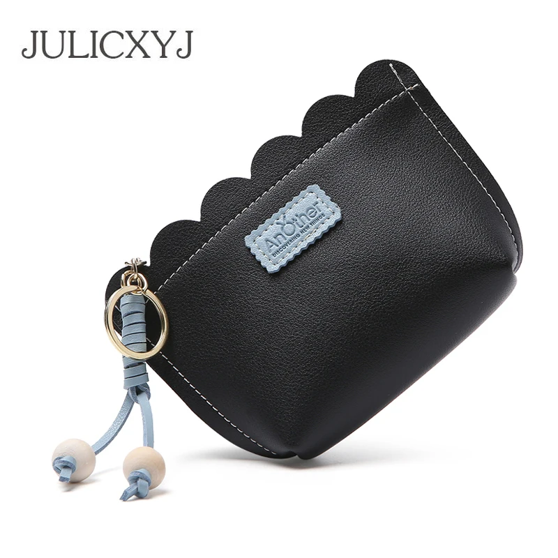 JULICXYJ Кошелек для монет нежный женский клатч женские кошельки с брелоком сменный