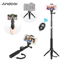 Andoer шоу селфи палка Штатив для телефона Комплект Ручной штатив Выдвижная палка для селфи монопод Штатив для Canon/Nikon/Sony/ iPhone X/DSLR камеры
