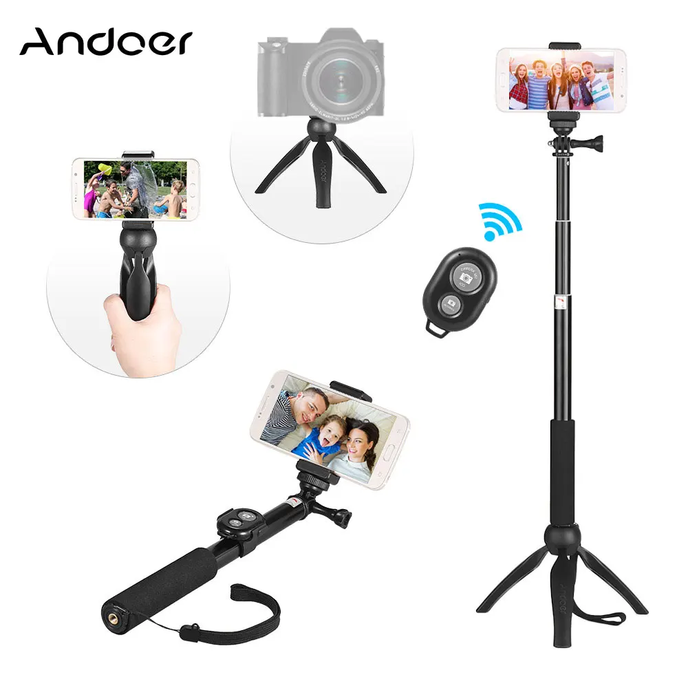Selfie Stick Tripod for Phone Tripod Stand Extendable for Camera DSLR