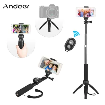 

Selfie Stick Tripod for Phone Tripod Stand Extendable for Camera DSLR Mini Selfie Tripod Monopod for GoPro with Remote Control