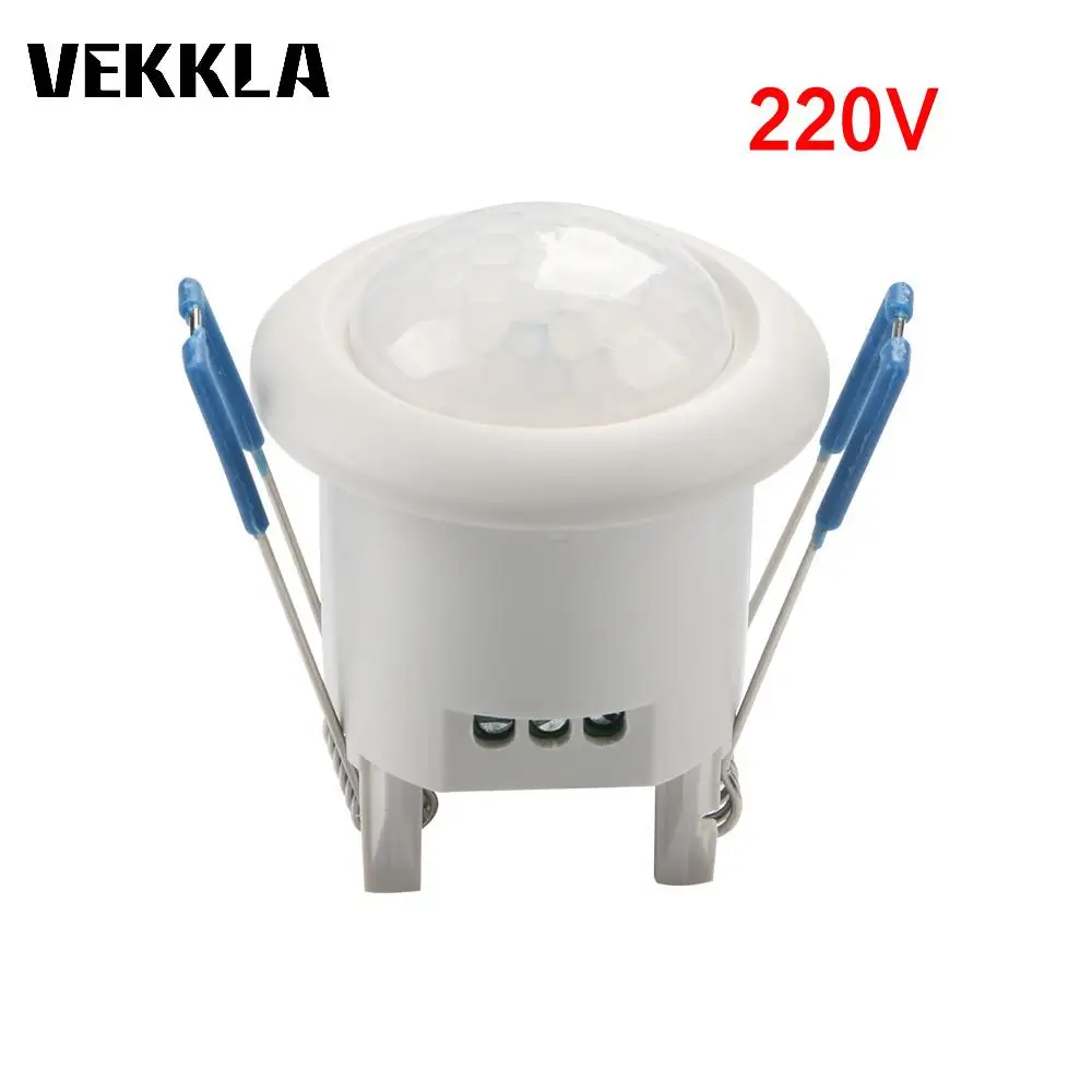

New Infrared motion sensor switch DC12V / AC220V 140/360 Degree Adjustable Mini Security Ceiling PIR Body Sensor Switch