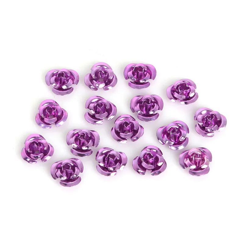Sale100PCS в 3D алюминиевый трехмерный цветок розы разнообразие DIY Смешанные ногтей декоративные гель флэш дизайн ногтей аксессуары