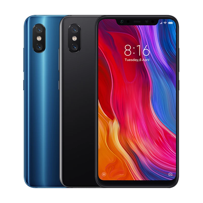 Глобальная версия Xiaomi mi 8 6 Гб 64 Snapdragon 845 Octa Core 21 дюйма разрешение Full Экран с