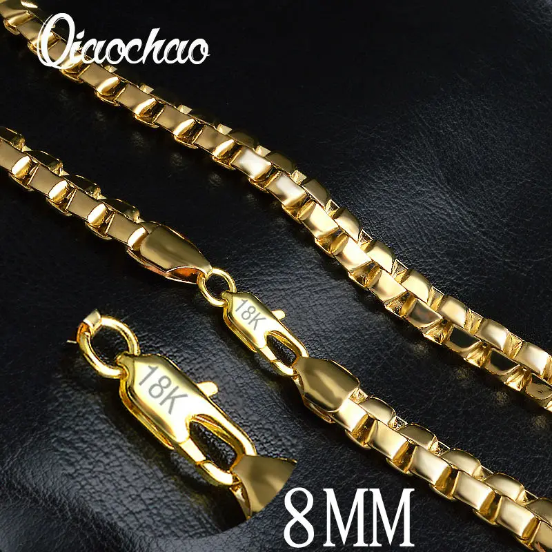 Kpop Men Necklace High Quality Gold Color Figaro Trendy Chunky Chain ...