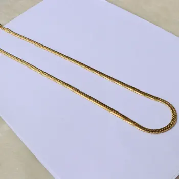 

Noble GOLD AUTHENTIC SOLID GOLD GF WOMEN'S CUBAN LINK CHAIN NECKLACE SZ 24" 5MM Unconditional Lifetime Replacement Guarantee