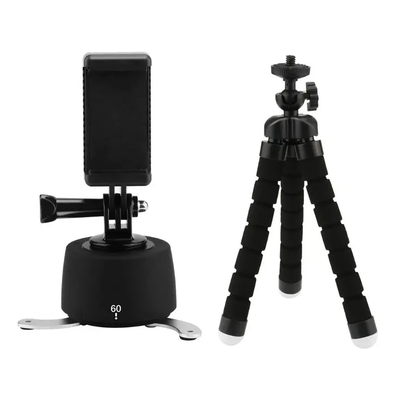 

Time Lapse Pan 360 Degree Adjustable Tilt Head Mount Tripod Phone Clip Shooting Kit Accessories for Gopro Hero 7 6 Action Camera