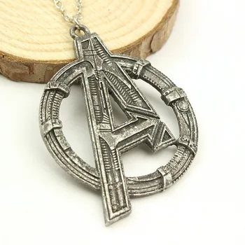 

The Avengers Necklace Superhero A Logo Pendant Necklace For Men Cool Accessories Action Figure Cosplay Toys