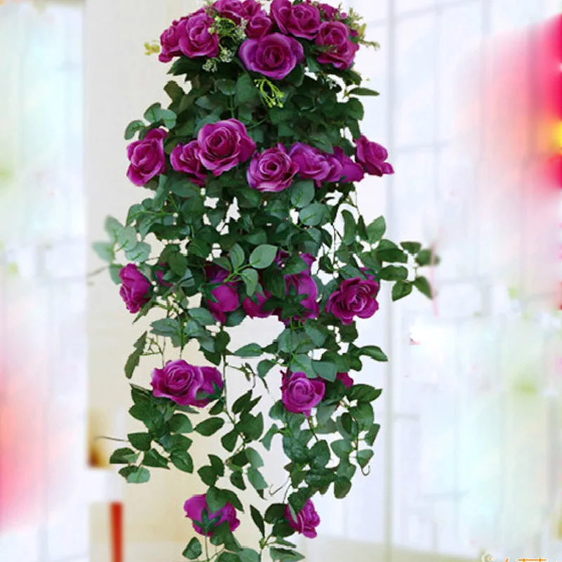 Simulation Bouquet Wall Hanging Artificial Rose Flowers For Home Party