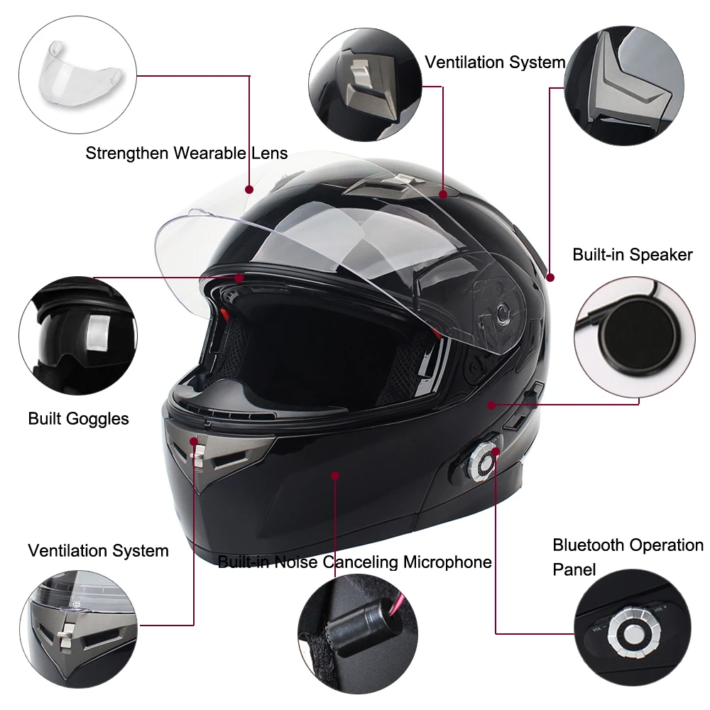 Shoei helmet with built in bluetooth Clearance