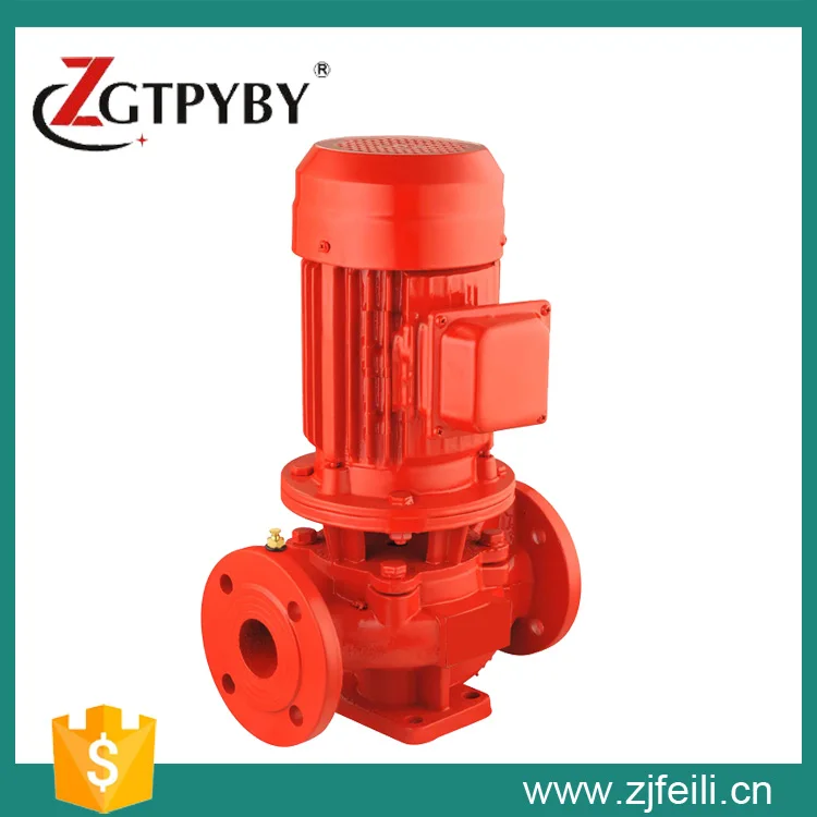 XBD vertical 7.5kw water pump 10 hp Single Suction Pipeline Vertical