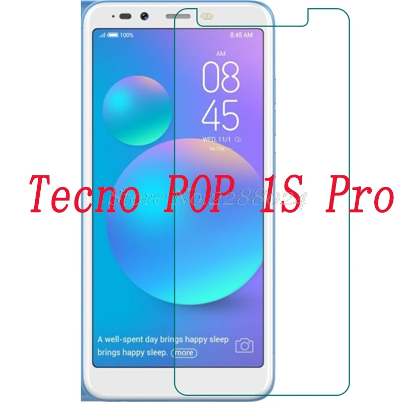 Смартфон 9H закаленное стекло для Tecno POP 1S Pro 5," Взрывозащищенная защитная пленка для экрана для телефона