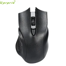 CARPRIE Беспроводной Мышь эргономичные мыши зернистая кожа дизайн Кнопка оптическая мышь компьютерная Мышь с USB приемник для портативных ПК# J