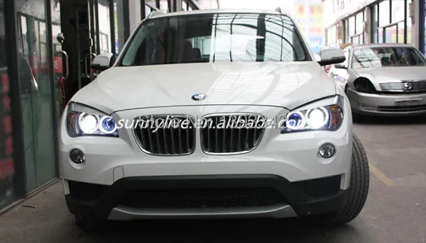 Для BMW X1 головной светильник angel eyes 2009- year DEPO