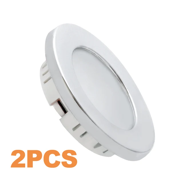 aliexpress com buy 2x 12v led recessed down light chrome plated