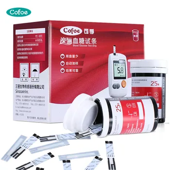 

50/100pcs Cofoe YiLi Blood Glucose Test Strips and Lancets Needles Only for YiLi Blood Glucose Meter Diabetes Monitor