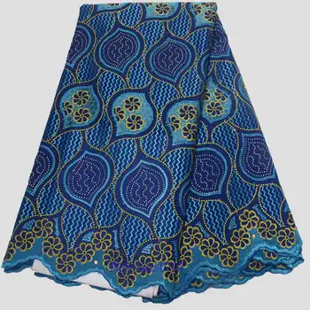 

High Quality Swiss Voile Lace In Switzerland 100% Cotton bazin Embroidered Swiss Voile Laces For nigeria lace fabric MXW006