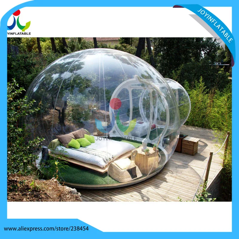 Пвх пузырь надувной палатка прозрачным палатка / горячая большой надувные палатки, Надувной прозрачный купол палатки
