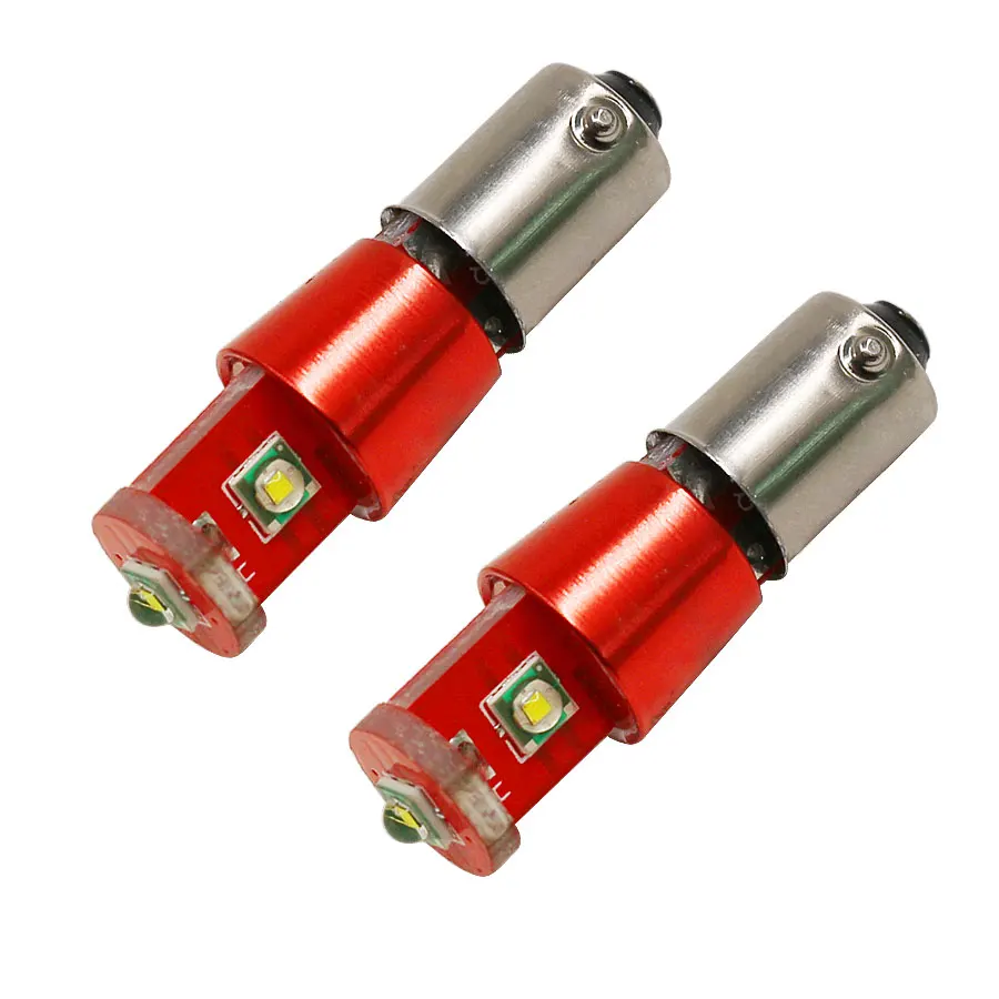 2 шт. BA9S Cree светодиодный чип 3 SMD супер яркий Canbus 9 Вт без ошибок t4w h6w внутренний