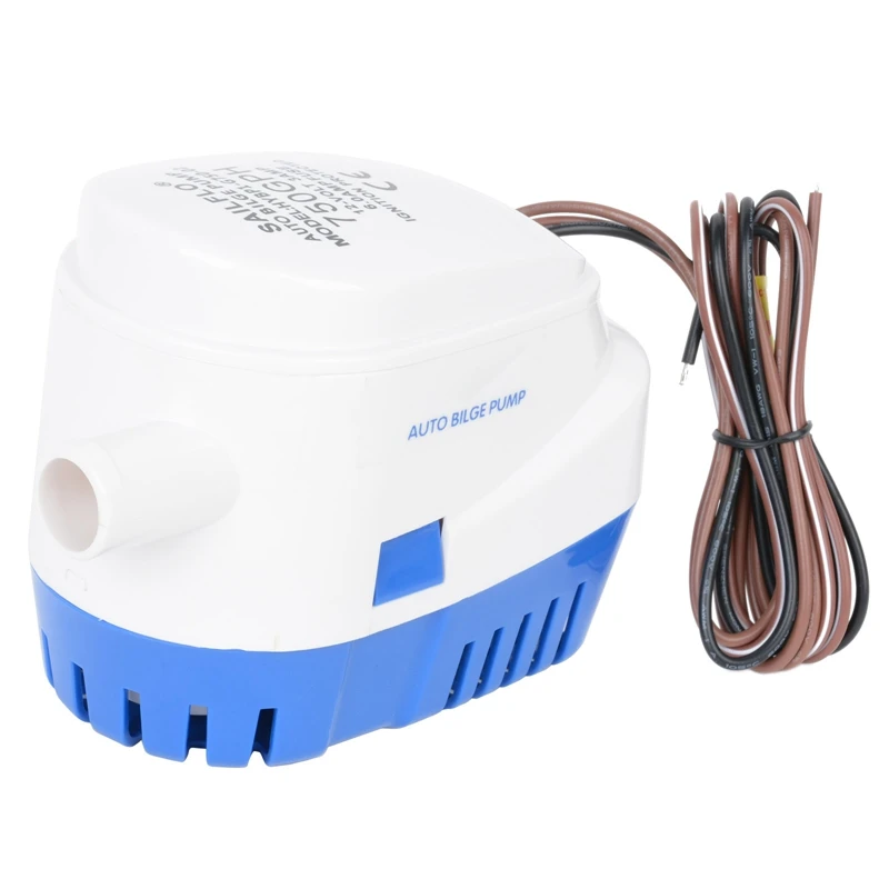 

Mayitr High Quality Automatic Auto Bilge Water Pump Float Switch Voltage 12V 750GPH Boat Marine Submersible Pump