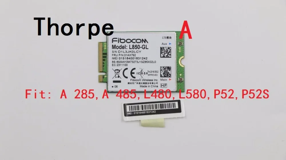 New Fibocom L850 Gl Cat9 Wwan 4g Lte Wireless Cellular Modem Network Cards Computers Tablets Networking Worldenergy Ae