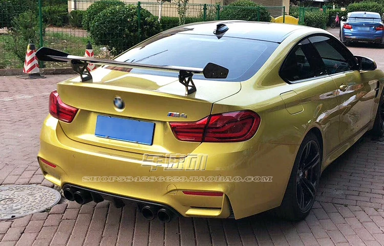 F82 M4 GTS стиль карбоновое волокно заднее крыло автомобиля багажник губы Авто загрузки крыло спойлер для BMW F82 Автомобиль Стайлинг автомобиля аксессуары