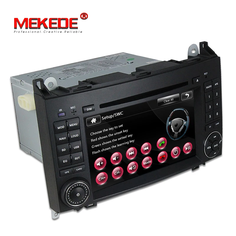 MEKEDE 2din Авто Радио DVD мультимедиа для Mercedes Benz B200 A B класс W169 W245 Viano Vito W639 Sprinter W906 wifi gps