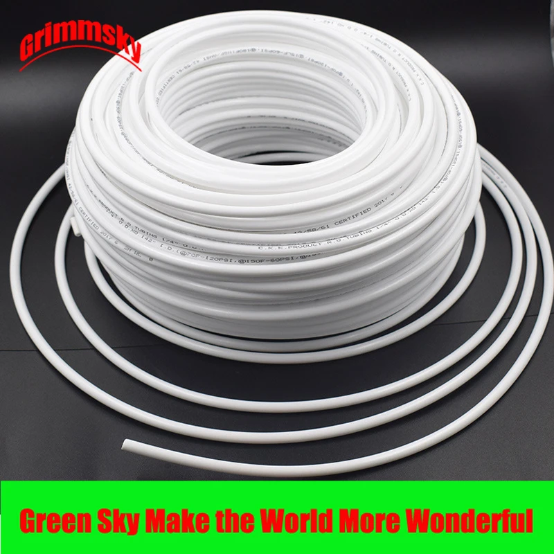 

high quality white flexible tube hose pipe For RO water filter system aquarium PE reverse osmosis 1/4 inch 3/8 inch