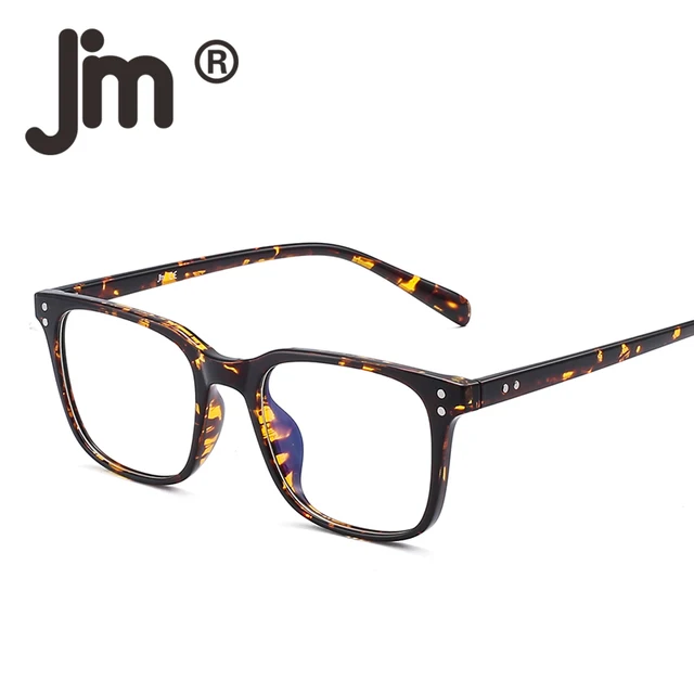 Best Price JM Blue Light Blocking Computer Glasses Anti Blue Ray Square Eyeglasses Reduce Eye Strain for Women Men