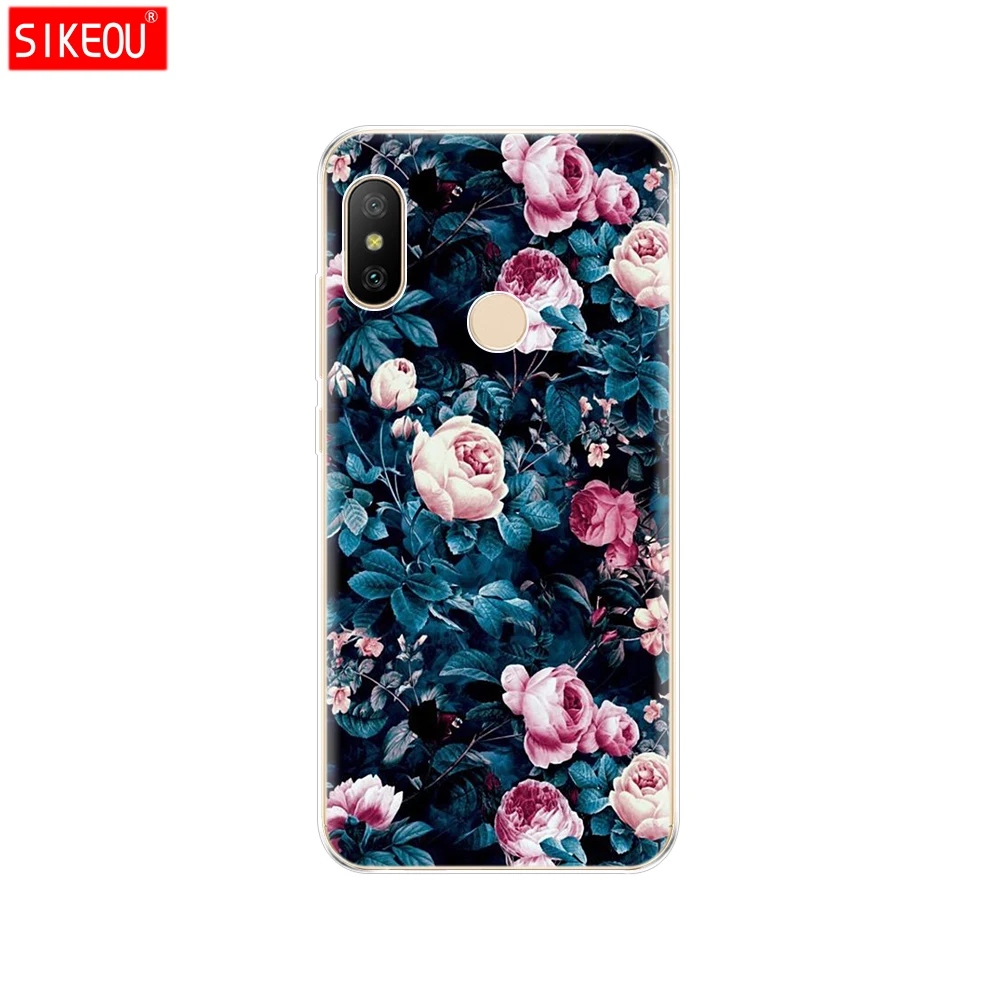 Силиконовый чехол для Xiaomi mi A2 LITE, чехол с полной защитой, мягкая задняя крышка из ТПУ, чехол для телефона s для Xio mi A2 LITE, бампер, чехол с котом - Цвет: 12087